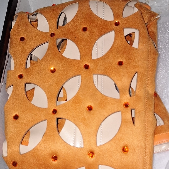 Cape Robbin Orange Cutout Thigh High Boots - Picture 8 of 8